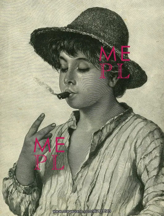  : A Heavy Dude - boy smoking a cigar