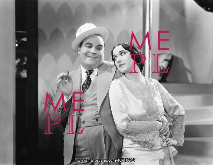 : Heavy man is flirting with a young woman : Heavy man is flirting with a young woman