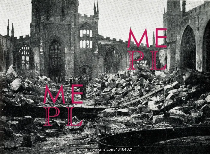 : Heavy night attack on Coventry, WW2 : Heavy night attack on Coventry, WW2