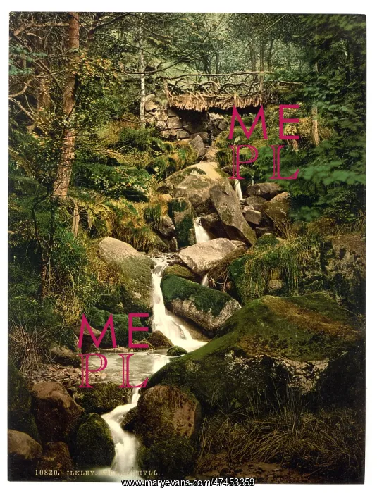 : Heber's Ghyll, Ilkley, England : Heber's Ghyll, Ilkley, England