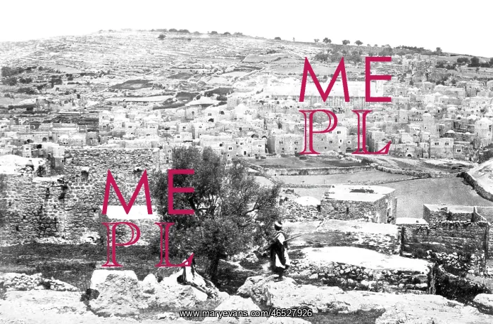  : Hebron, with mosque covering the cave of Macpelah c1860