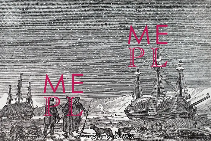: The Hecla and Griper in winter quarters, Parry's : The Hecla and Griper in winter quarters, Parry's