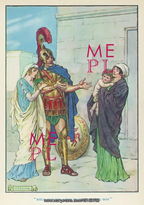 : HECTOR & ANDROMACHE : HECTOR & ANDROMACHE