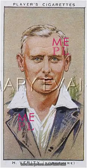 : Hedley Verity, cricketer : Hedley Verity, cricketer