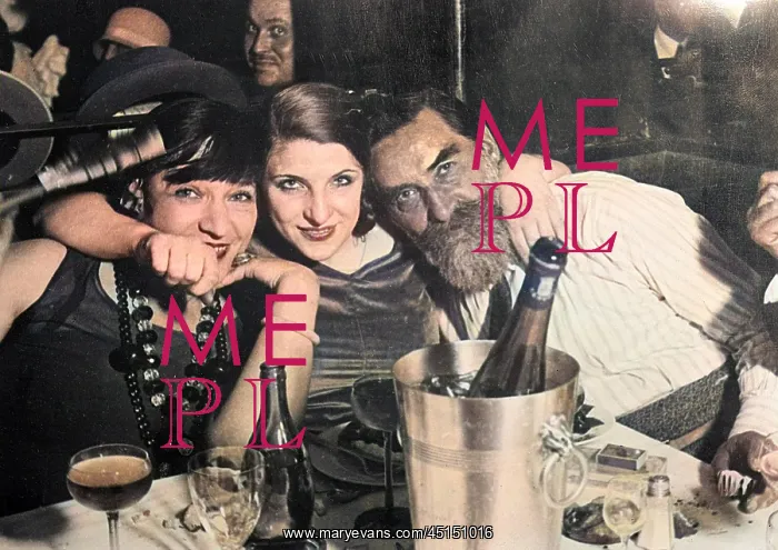: Hedonistic champagne-drinking in Paris : Hedonistic champagne-drinking in Paris