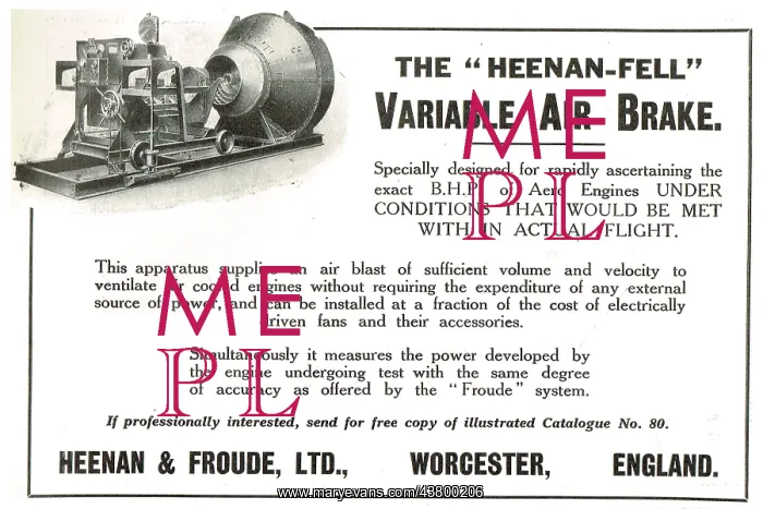 : Heenan-Fell Variable Air Brake Dynamometer : Heenan-Fell Variable Air Brake Dynamometer