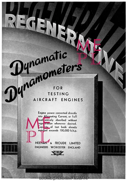: Heenan & Froude Dynamatic Dynamometers : Heenan & Froude Dynamatic Dynamometers