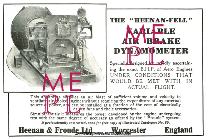 : Heenan & Froude Variable Airbrake Dynamometers : Heenan & Froude Variable Airbrake Dynamometers