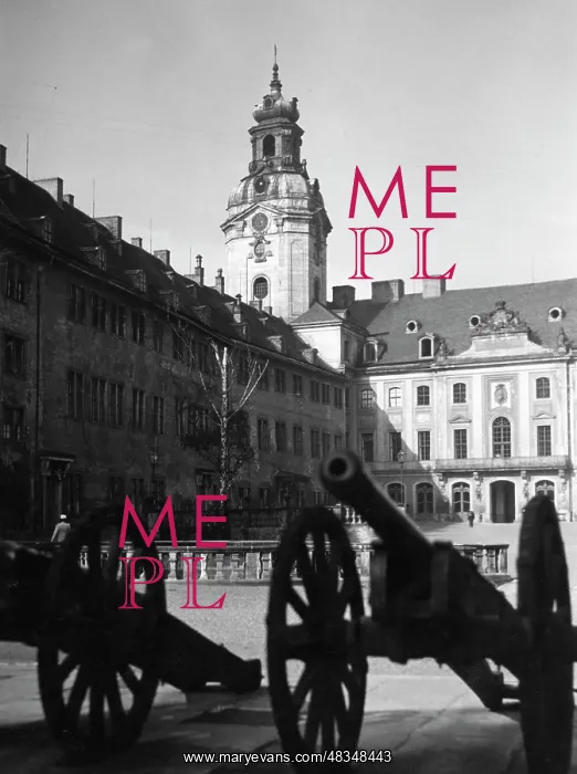 : Heidecksburg in Rudolstadt, Thuringia, 1936 : Heidecksburg in Rudolstadt, Thuringia, 1936