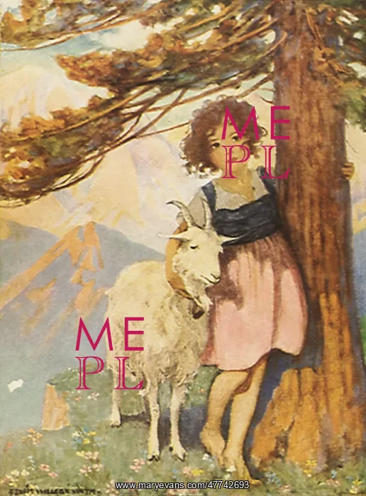 : Heidi with Goat : Heidi with Goat
