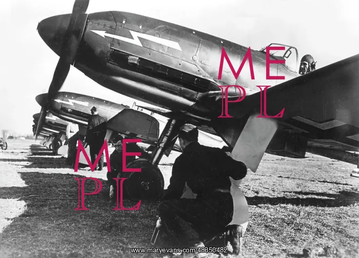 : Heinkel He 100 fighter plane, 1940 : Heinkel He 100 fighter plane, 1940