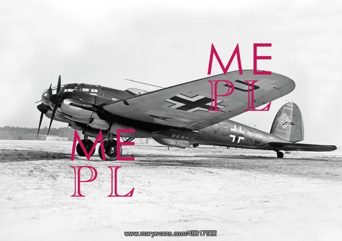 : Heinkel He 111 fighter plane, 1939-1945 : Heinkel He 111 fighter plane, 1939-1945