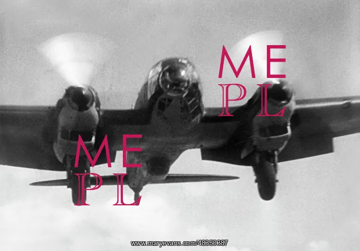 : Heinkel He 111 fighter plane, 1939 : Heinkel He 111 fighter plane, 1939