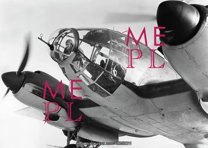 : Heinkel He 111 fighter plane, 1940 : Heinkel He 111 fighter plane, 1940