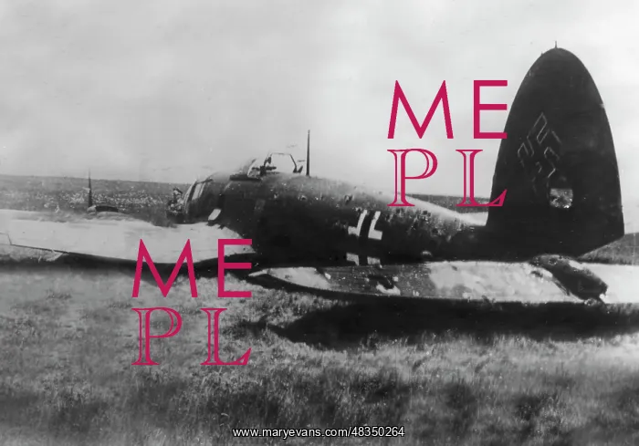 : Heinkel He 111 fighter plane, 1940 : Heinkel He 111 fighter plane, 1940