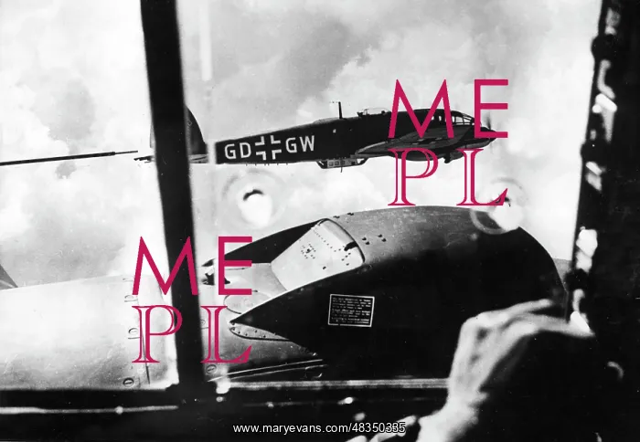 : Heinkel He 111 fighter plane, 1940 : Heinkel He 111 fighter plane, 1940