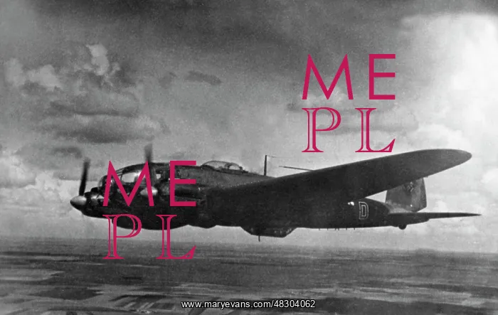 : Heinkel He 111 fighter plane, 1941 : Heinkel He 111 fighter plane, 1941