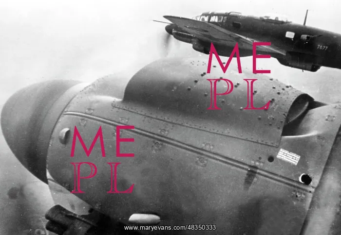 : Heinkel He 111 fighter plane, 1942 : Heinkel He 111 fighter plane, 1942