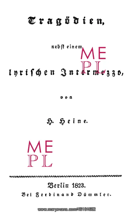 : Heinrich Heine : Heinrich Heine