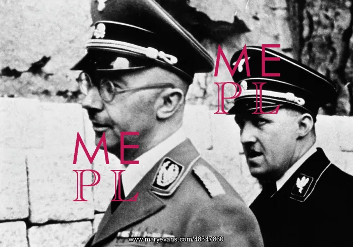 : Heinrich Himmler and August Eigruber in the : Heinrich Himmler and August Eigruber in the