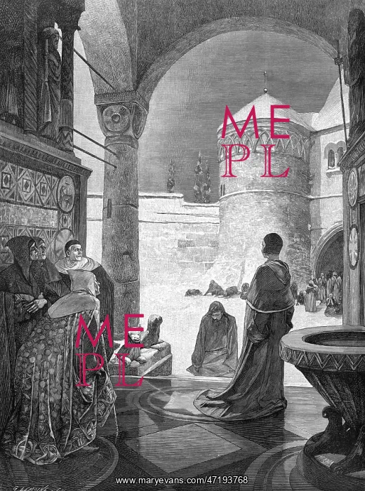 : HEINRICH IV AT CANOSSA : HEINRICH IV AT CANOSSA