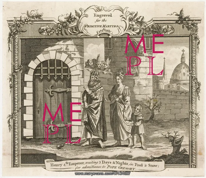  : HEINRICH IV AT CANOSSA