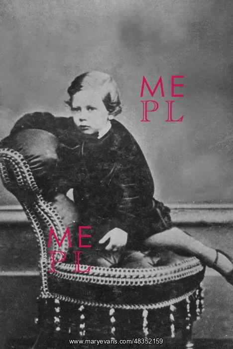 : Heinrich of Prussia as a child, around 1865 : Heinrich of Prussia as a child, around 1865