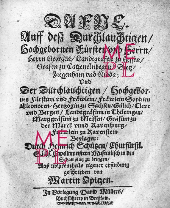 : Heinrich Schuetz : Heinrich Schuetz