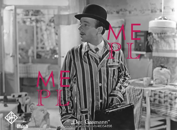 : Heinz Ruehmann in The Gasman, 1941 : Heinz Ruehmann in The Gasman, 1941