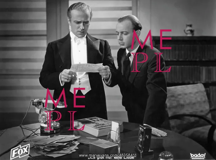 : Heinz Ruehmann in There Is Only One Love, 1933 : Heinz Ruehmann in There Is Only One Love, 1933
