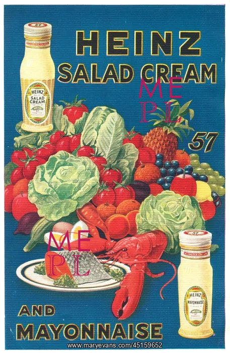 : Heinz Salad Cream Poster : Heinz Salad Cream Poster