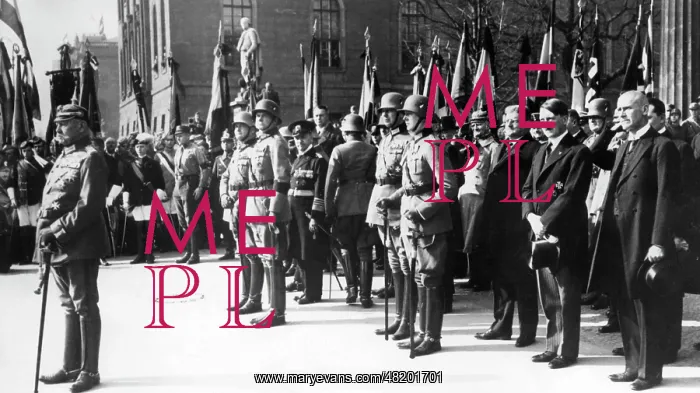 : Heldengedenktag in front of the Neue Wache in Berlin, 1933 : Heldengedenktag in front of the Neue Wache in Berlin, 1933