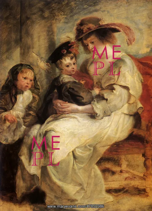 : Helen Fourment and Her Children... by Rubens : Helen Fourment and Her Children... by Rubens