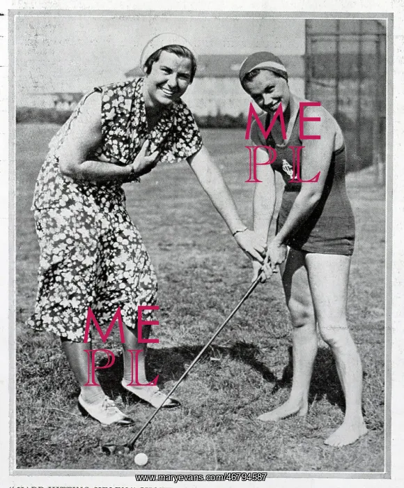 : Helen Hicks and Eleanor Holm : Helen Hicks and Eleanor Holm