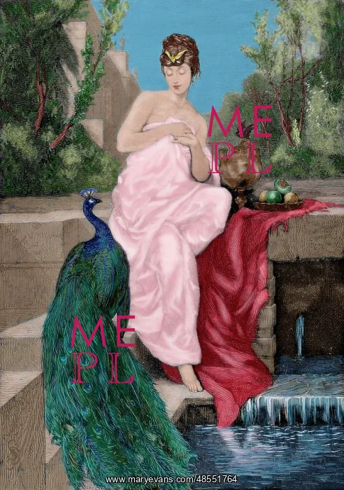 : Helen of Troy. Engraving. Colored : Helen of Troy. Engraving. Colored