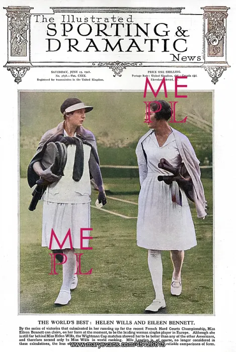  : Helen Wills and Eileen Bennett