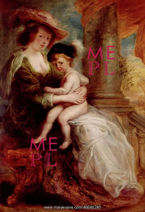 : Helene Fourment with her son Frans, by Rubens : Helene Fourment with her son Frans, by Rubens