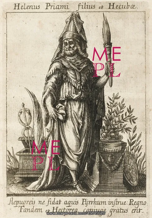 : HELENUS Trojan soothsayer, son of Priam and Hecuba, later king of Epirus : HELENUS Trojan soothsayer, son of Priam and Hecuba, later king of Epirus