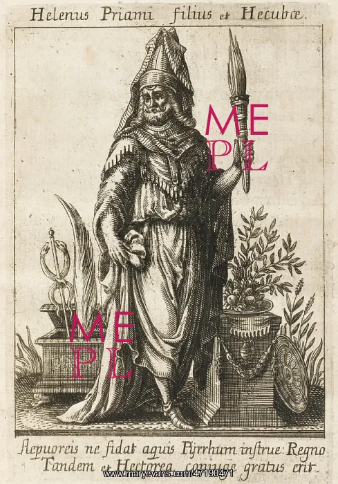  : HELENUS Trojan soothsayer, son of Priam and Hecuba, later king of Epirus