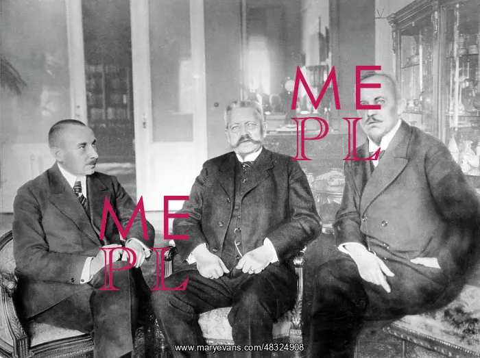 : Helfferich, Hindenburg and Ludenorff before : Helfferich, Hindenburg and Ludenorff before