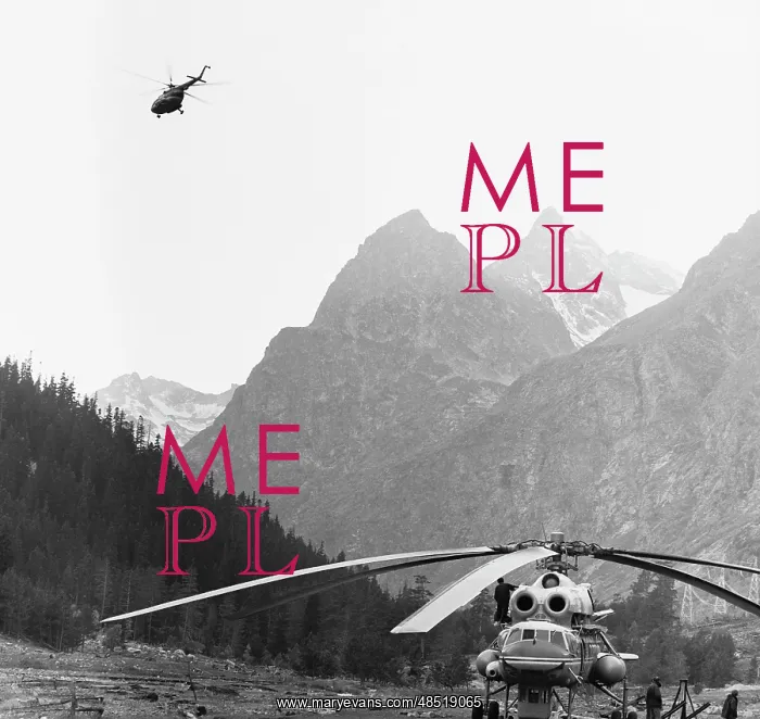 : Helicopters in the mountains, 1981 : Helicopters in the mountains, 1981