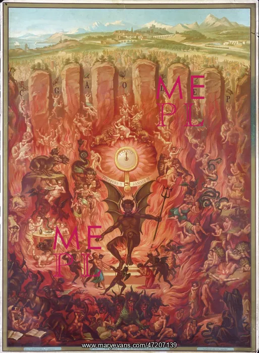 : Hell - Big French Print : Hell - Big French Print
