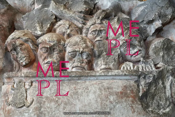 : Hell, Crypt, Bourges Cathedral, Bourges, Centre : Hell, Crypt, Bourges Cathedral, Bourges, Centre