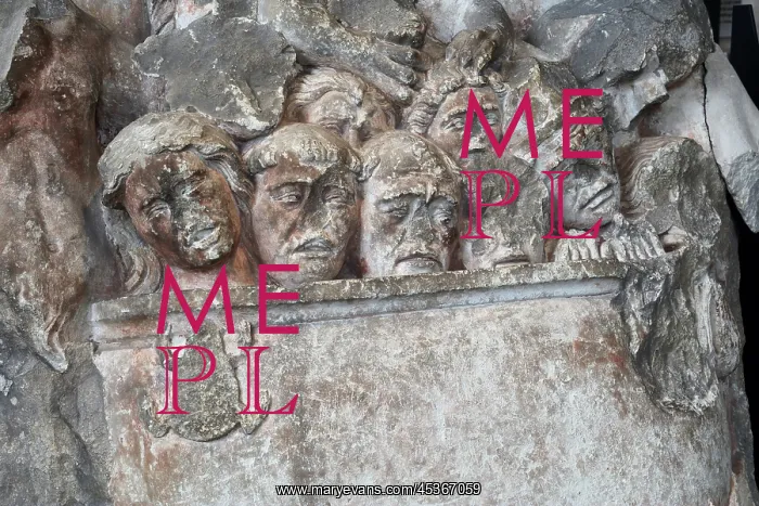 : Hell, Crypt, Bourges Cathedral, Bourges, Centre : Hell, Crypt, Bourges Cathedral, Bourges, Centre