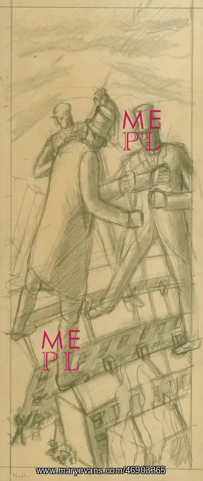 : Hell, drawing by Archibald Ziegler : Hell, drawing by Archibald Ziegler