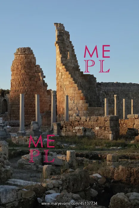 : Hellenistic Gate, Perga, Antalya, Turkey : Hellenistic Gate, Perga, Antalya, Turkey