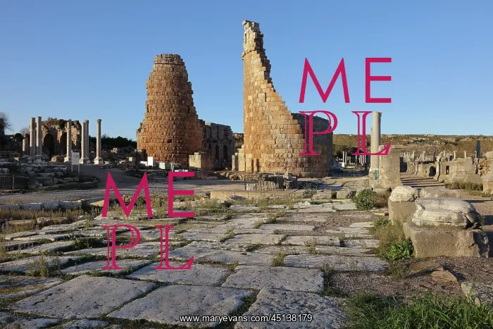 : Hellenistic Gate, Perga, Antalya, Turkey : Hellenistic Gate, Perga, Antalya, Turkey
