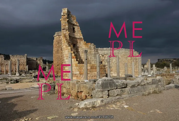 : Hellenistic Gate, Perga, Antalya, Turkey : Hellenistic Gate, Perga, Antalya, Turkey