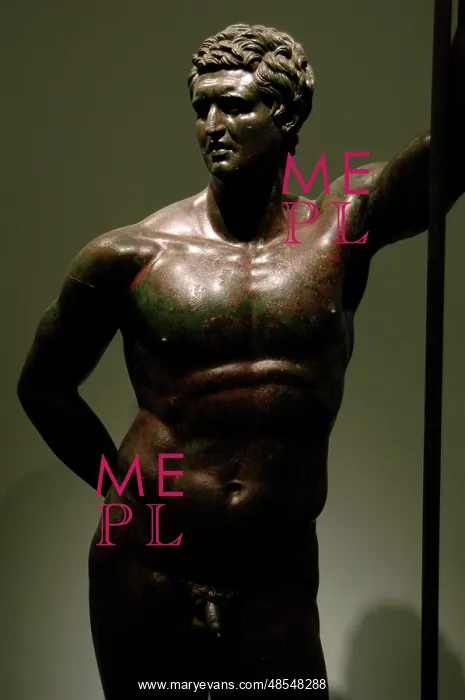 : Hellenistic prince represented in heroic nudity. Is generall : Hellenistic prince represented in heroic nudity. Is generall