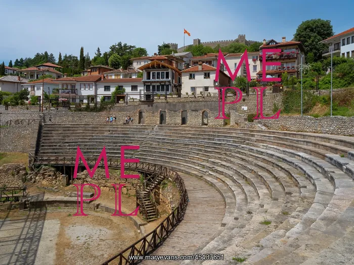: Hellenistic theatre, Ohrid, North Macedonia : Hellenistic theatre, Ohrid, North Macedonia